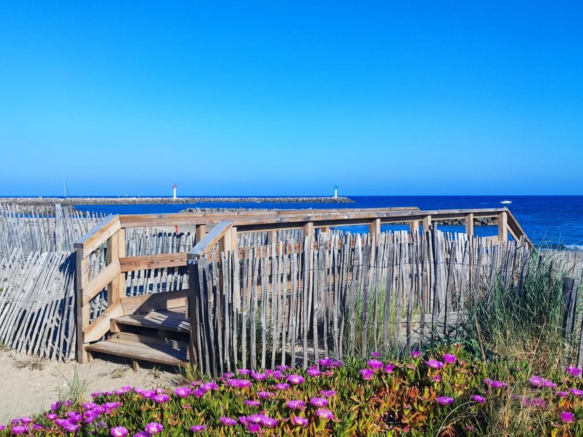 La Perle Bleue, 100 M De La Plage, Parking, Wifi Фронтиньян Экстерьер фото